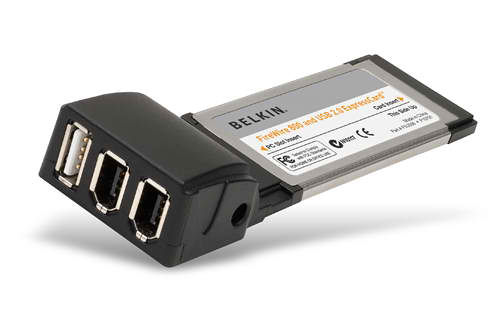 Belkin USB 2.0/FireWire ExpressCard