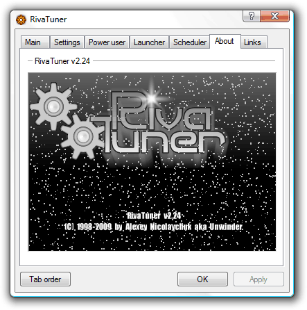 Rivatuner для Windows 7 X64 скачать - фото 10